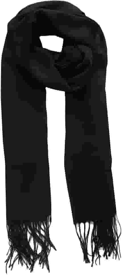Cachecol Echarpe Feminina Lisa com Franja 170x65cm Toque Macio, Ideal para Outono Inverno e Meia Estação