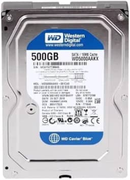 HD interno Wester Digital 500GB Sata 7200RPM Blue - WD5000AAKX