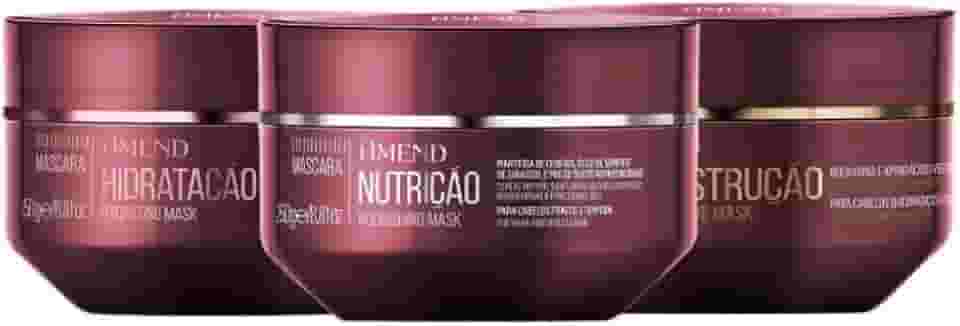 Kit Cronograma Capilar Amend Essencial 3x250g