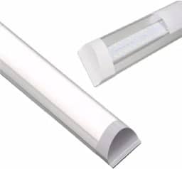 Lâmpada Led Tubular 60cm Slim Branco Quente 18w Completa