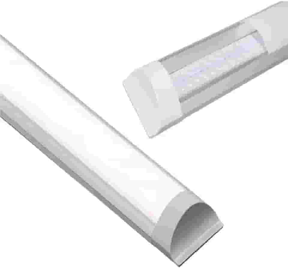 Lâmpada Led Tubular 60cm Slim Branco Quente 18w Completa