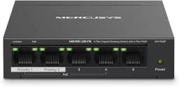 SWITCH DE MESA 5 P GIGABIT C/ 4 PORTAS POE+ MS105GP