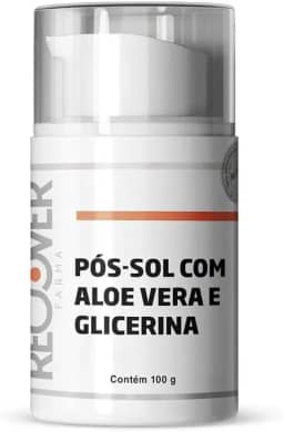 Pós Sol com Aloe Vera e Glicerina 100g - Recover Farma
