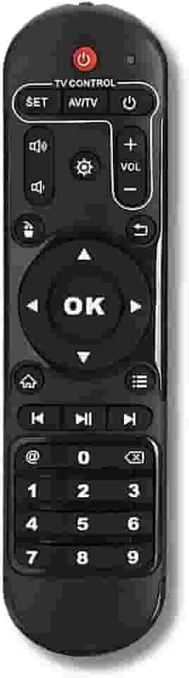 Controle Remoto Mibo X - Azamerica Evolution Extremo e TV Box -X7 – Substitui Modelo Original - Novo Com NF