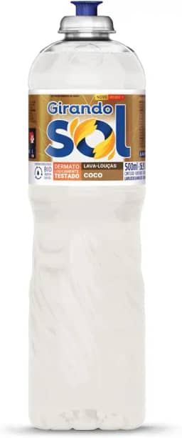 Girando Sol Detergente Lava-Louças Coco 500Ml