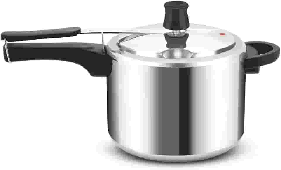 Panela de Pressão Rochedo Turbo Polida com Fechamento Interno e 4,5L de capacidade