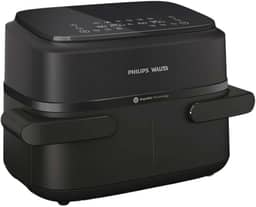 Fritadeira Airfryer Série 1000 Duplo Cesto 7,1L, Philips Walita, 2450W, 2 anos de garantia, 220v - NA150/09