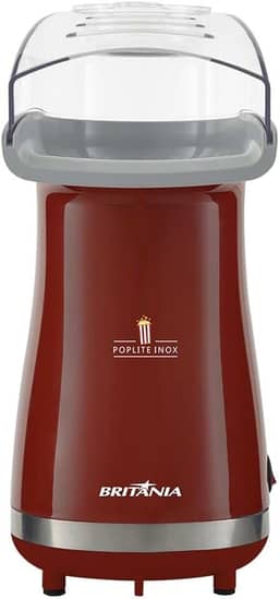 Pipoqueira, Poplite inox Bpi01vi, Vermelho, 127V, Britânia