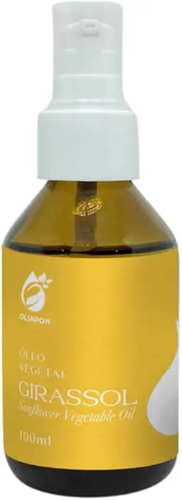 Óleo Vegetal de Girassol 100% Puro - Rico em Vitamina E e Antioxidantes - Hidratação Profunda e Regeneração Celular para Pele
