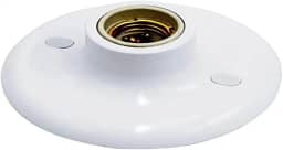 Plafonier Plafon Soquete Porcelana 100w Branco - Taschibra, E-27 SACO PLAST