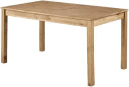 Mesa de Jantar de Madeira Maciça Marrom Antique