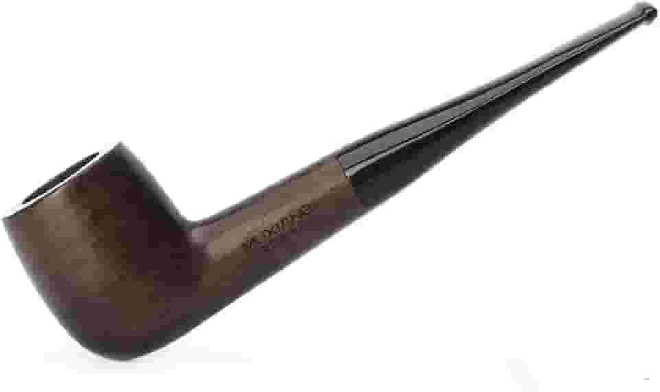 MUXIANG Cachimbo de ébano Feito à mão Hastes Retas Cachimbo de madeira Acessórios para tubos Filtro Elementos de filtros Bolas 3 em 1 limpador de tubos de raspador Ponta de tubo Aderência Caixa de presente AC0007