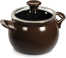 Ceraflame Caçarola New Premiere, 16cm, Tampa de Vidro, Chocolate