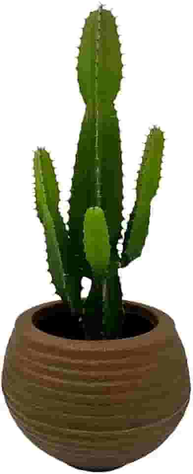 VASO POLIETILENO ONDULADO DECORATIVO P/PLANTAS/JARDINS/ESCRITÓRIOS (Marrom)