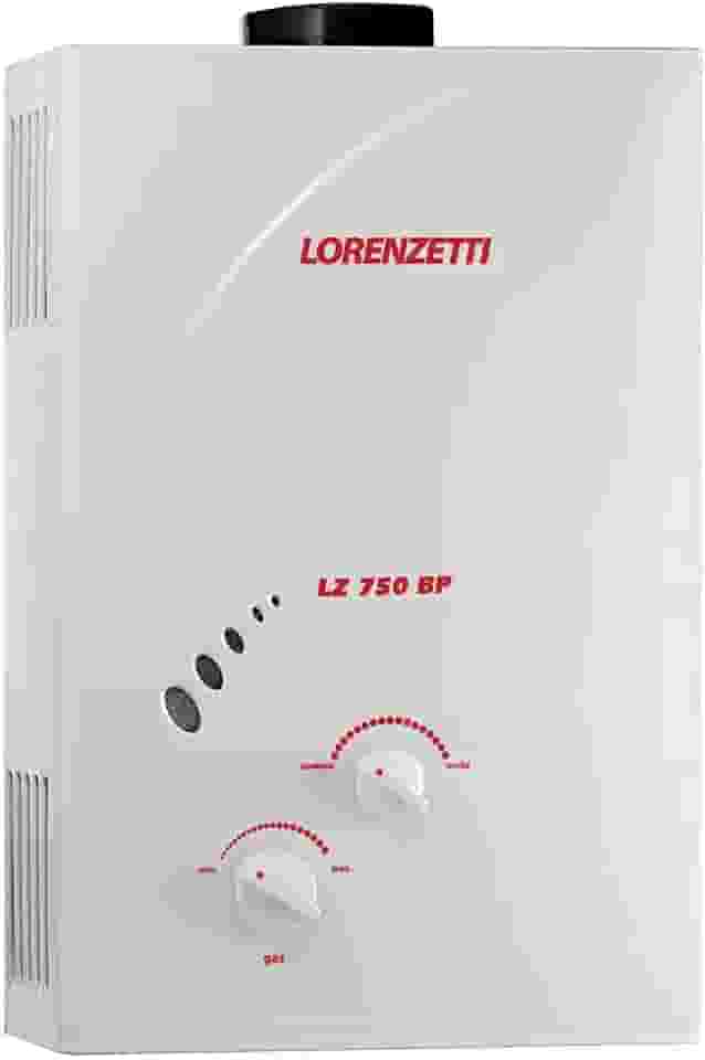 Aquecedor de Água a Gás Lz 750BP GLP 7, 0 L/Min, Exaustão Natural, Lorenzetti, 7412087