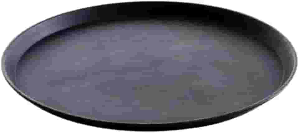 Bandeja Antiderrapante Redonda Plástico Para Servir Garçom 35cm