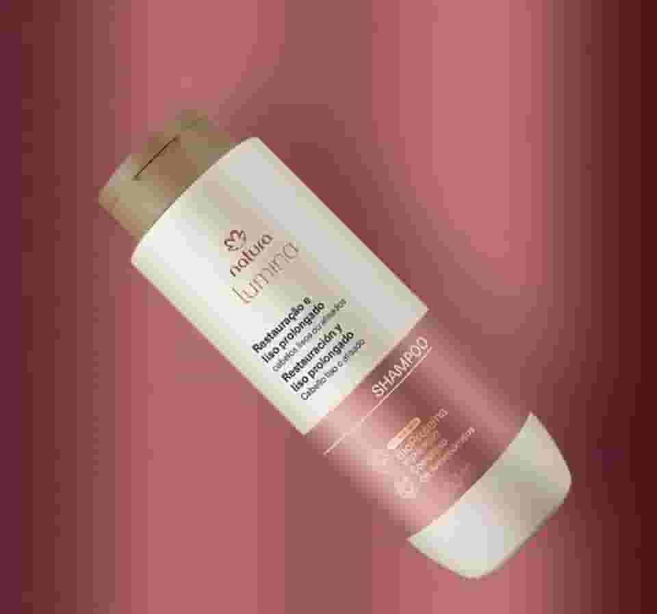 Shampoo Lumina Restauração e Liso Prolongado