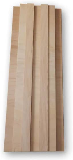 Painel difusor acústico modular, 100x42cm (Branco)