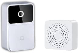 Campainha Inteligente Wi-Fi Com Câmera HD Visão Noturna Áudio Bidirecional Instalação Fácil USB Segurança Residencial E Comercial