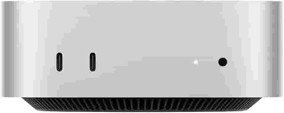 Apple 2024 Mac mini (Com chip M4 chip da Apple com CPU de 10 núcleos e GPU de 10 núcleos, 16GB Memória unificada, 256 GB) - Prateado