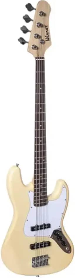 Contrabaixo 4 Cordas Winner WJB Creme