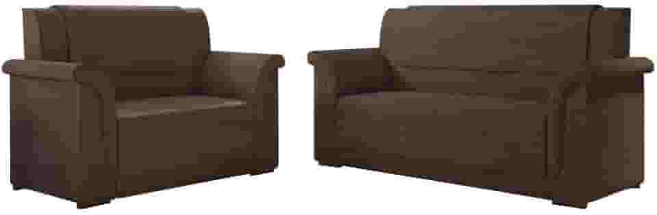 Sofá 2 E 3 Lugares Itália Marrom Suede