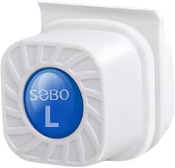 Mini escova magnética de aquário com lâmina raspadora - removedor de sujeira de aquário para pequenos tanques de vidro/acrílico, seguro para betta e camarão (5-20 galões) (grande com raspador)