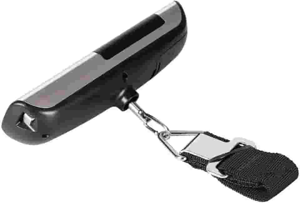 Geonav Balança Digital Portátil Viagem Bagagem até 50 Kg, com trena e medidor de nível