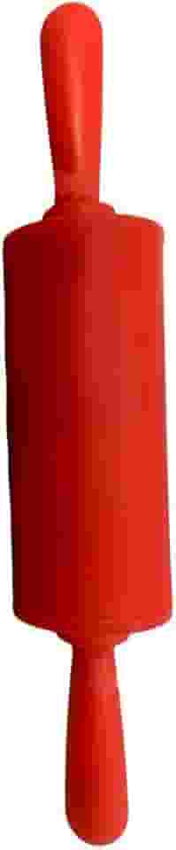 Rolinho Pequeno de Massa Silicone 22cm Pasta Americana Confeitaria (Vermelho)