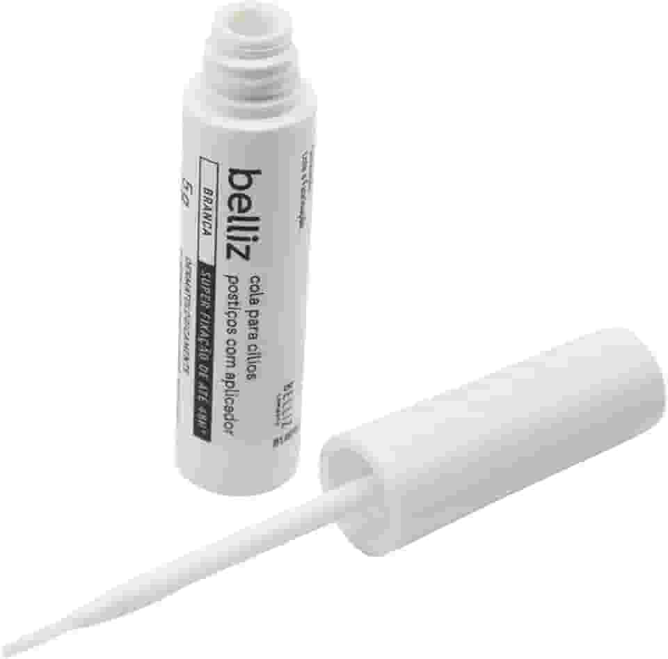 BELLIZ COLA PARA CILIOS 48HRS BRANCA COM APLICADOR