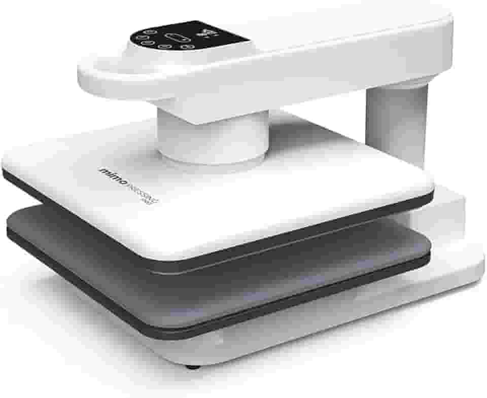 Mimo - Prensa Térmica Automática Pressing Pro 110V – 38x38cm para Sublimação e Transfer em Camisetas, Bolsas e DIY
