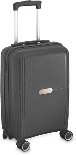 Mala de Bordo Executiva Compacta 34L Cadeado com Segredo para Viagem Cinza