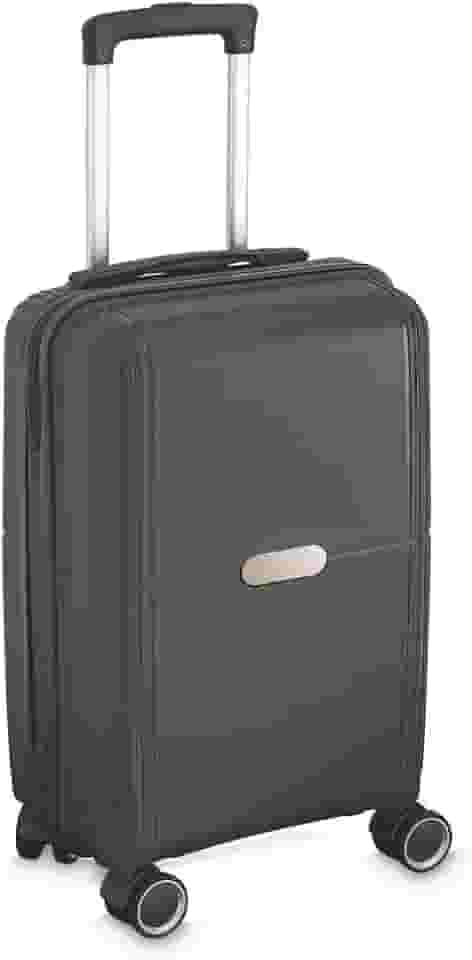 Mala de Bordo Executiva Compacta 34L Cadeado com Segredo para Viagem Cinza