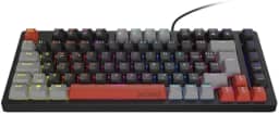 TECLADO MECANICO 75% PCYES KIRIN BLACK VULCAN - SWITCH BLUE - LED RAINBOW - PTKR75BL
