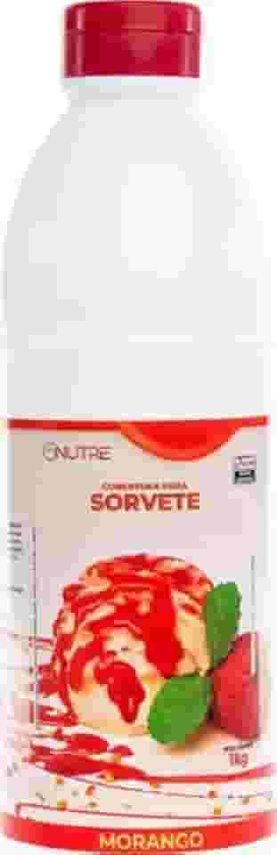 Cobertura Para Sorvete Morango 1Kg Gnutre