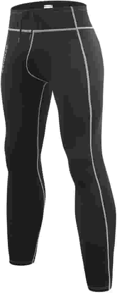 Roupa de mergulho masculina de manga comprida top e calças, neoprene com zíper frontal de alta elasticidade para proteger contra o frio Spearfishing Wetsuit