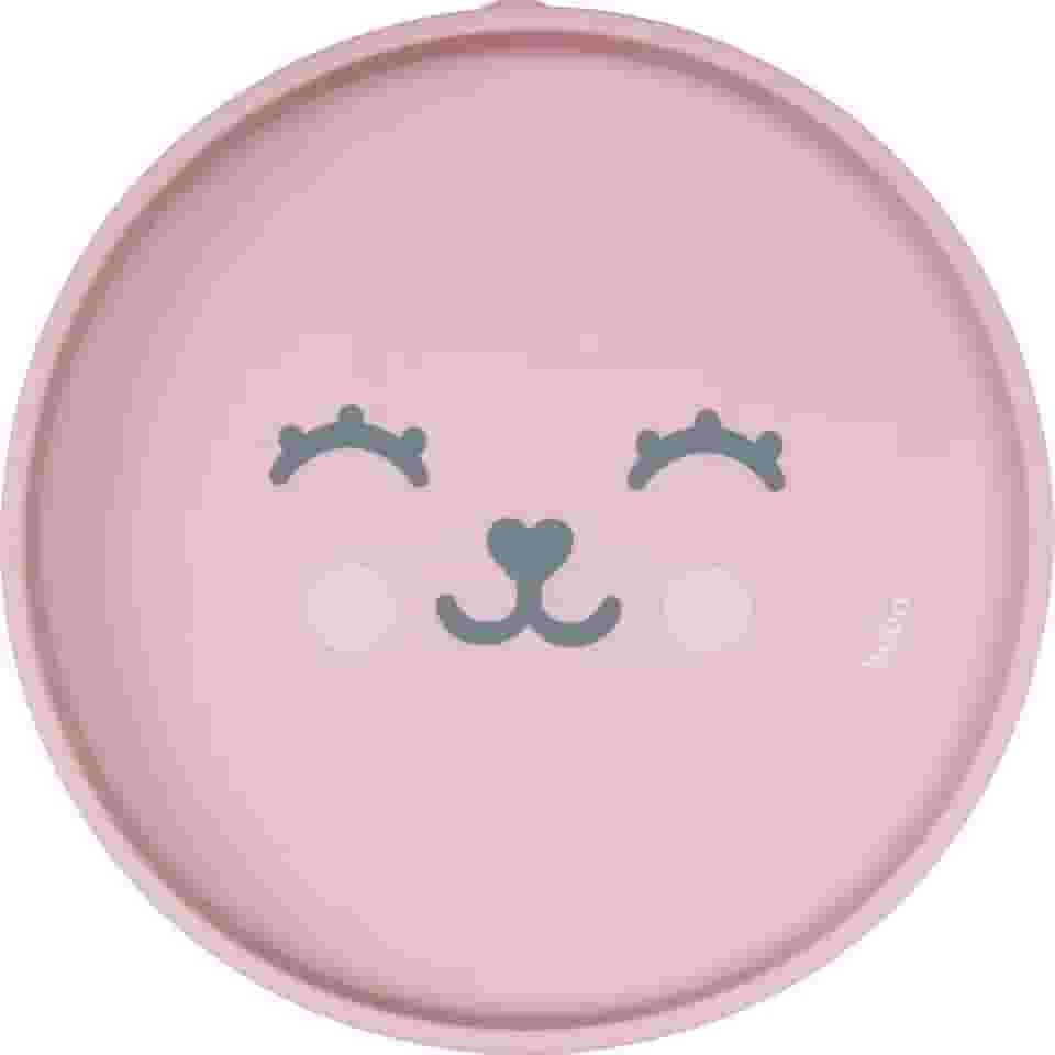 Buba, Pratinho Em Silicone Com Ventosa Gumy Rosa