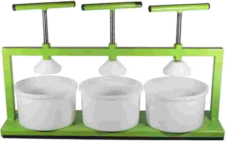 Prensa Ferro 3 Queijos Artesanal + 3 Formas MP-1000 Gastrobel