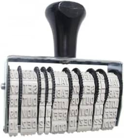 Carimbo Datador Duplo Kanji Linear Com Val/fab 5mm 3505