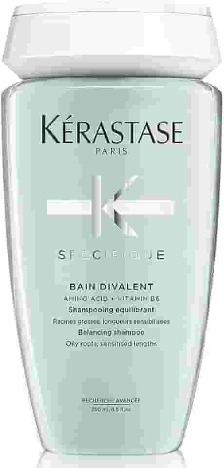 Kérastase Shampoo Specifique Bain Divalent, Cabelos oleosos, Controle da oleosidade, Aminoácido, Vitamina B6, 250 ml