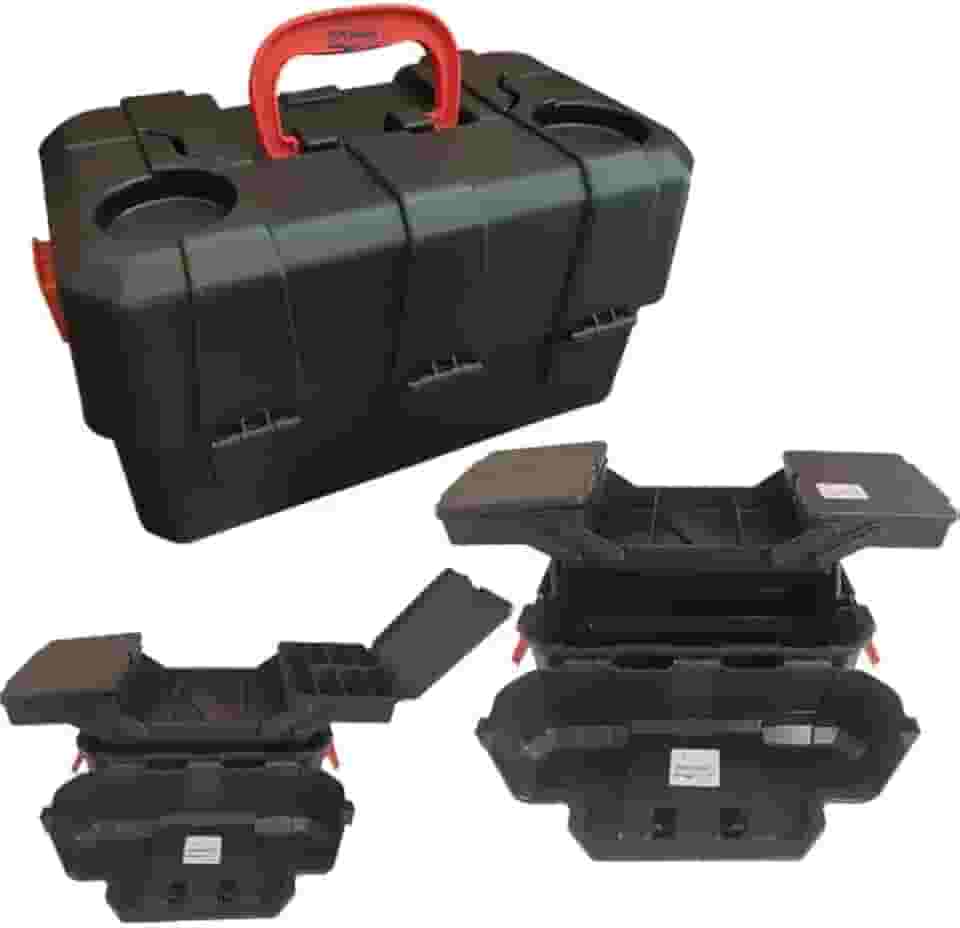 Caixa De Pesca Ferramentas Articuladas Maleta Grande e Forte