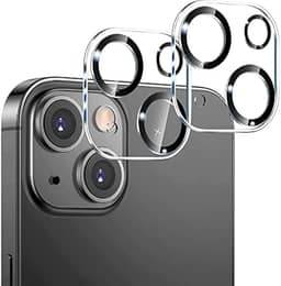 Kit 2x Películas de Vidro Protetoras Câmera Lente Compatível com iPhone 12 13 14 15 16 16e (iPhone 15)