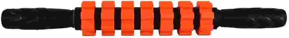 Bastão com Rolo de Massagem e Liberação Miofascial Muvin - Automassagem - Pegadas Anatômicas - Alivia Dores Musculares - 07 Esferas Massageadoras- Recomendado Para Antes e Após as Atividades Físicas