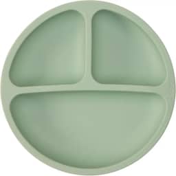 Buba Pratinho Em Silicone Com Ventosa Verde