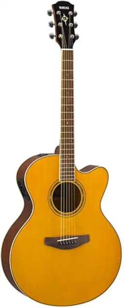 Violão Eletroacústico Cordas em Aço CPX 600 Natural Yamaha