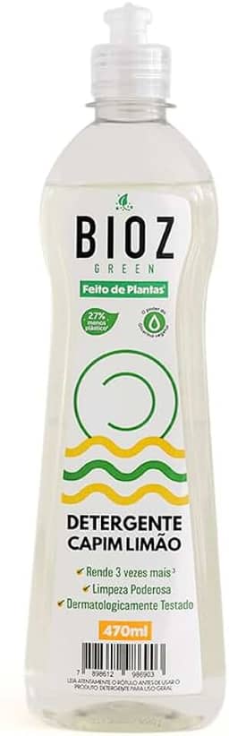 Bioz Green Detergente Capim Limão - Bioz 470Ml