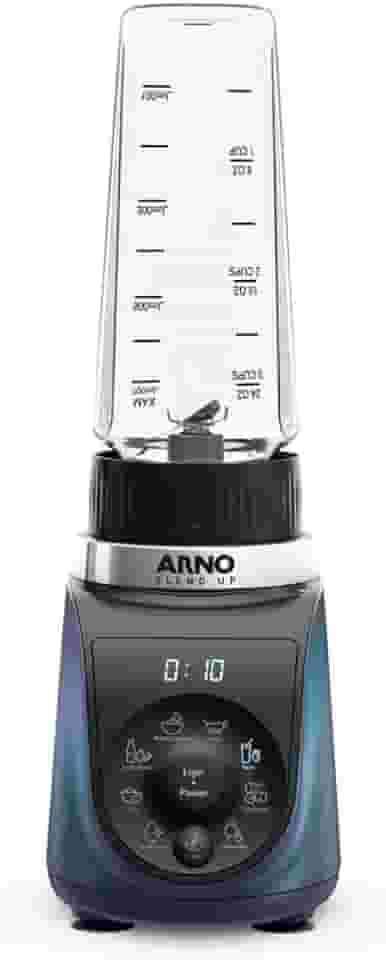 Liquidificador Arno Blend Up UP00, 1000W, Azul, com 2 Copos Inquebráveis Tritan 400ml e 700ml, 8 Funções, Tecnologia Powerlix, Ideal para Smoothies e Shakes, 220V