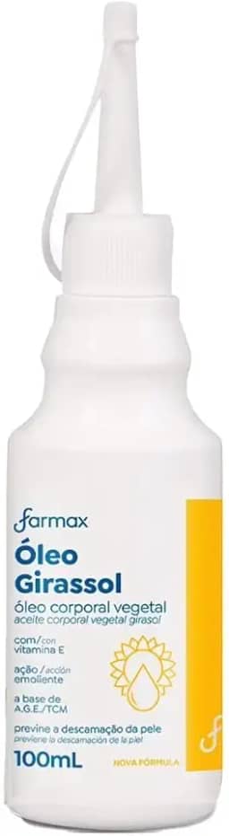 Óleo Corporal Farmax 100Ml Girassol, Farmax