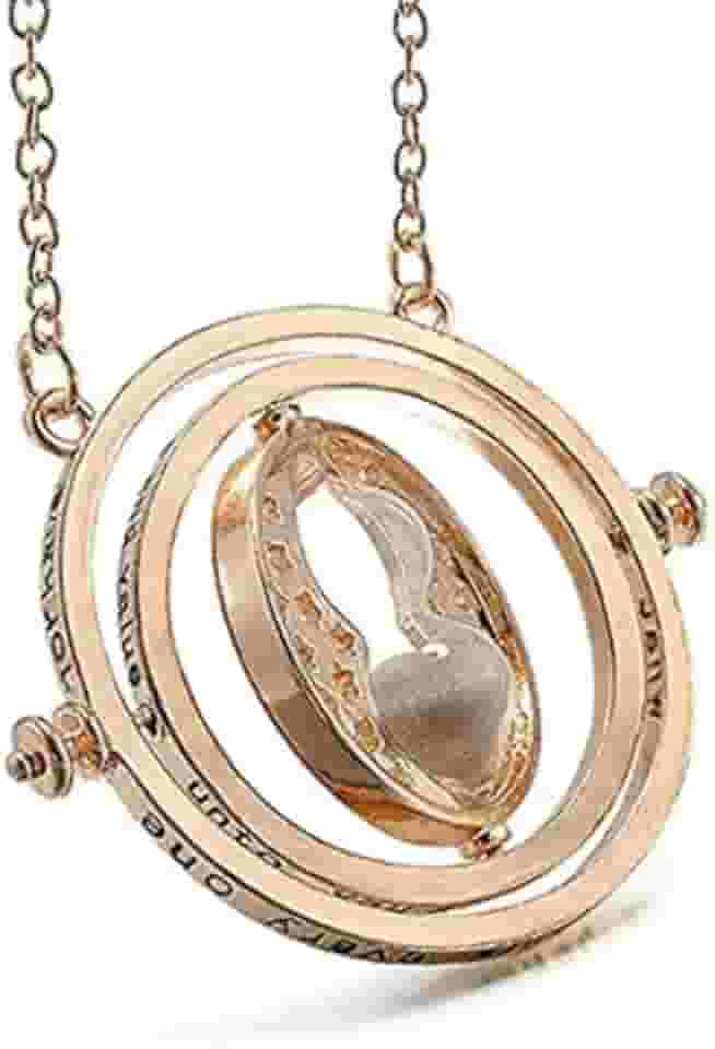 Colar Vira Tempo Hermione Granger Articulado - Ampulheta Areia - Harry