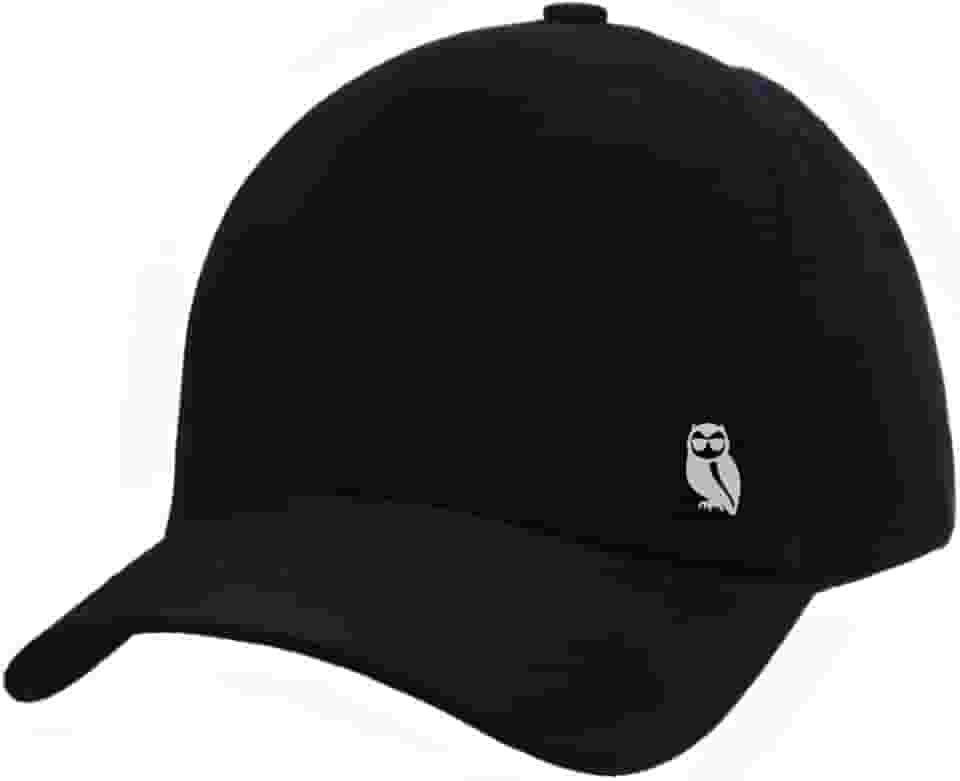 Boné Com Regulagem Estampado Coruja Marca Hyve Aba Curvada